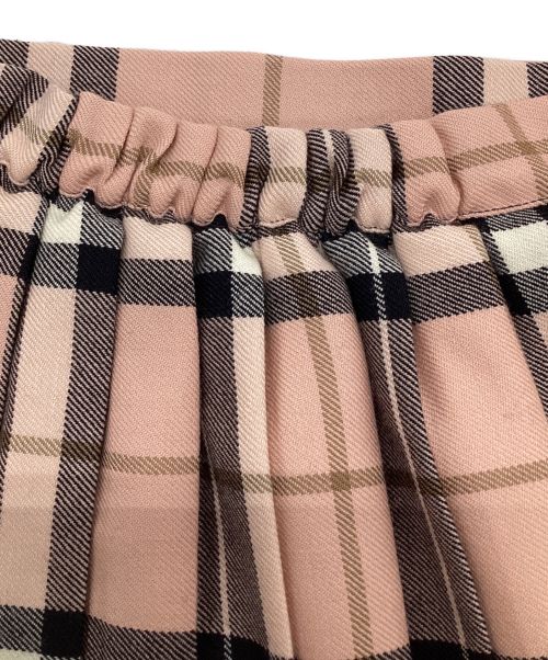 O'NEIL OF DUBLIN（オニールオブダブリン）O'NEIL OF DUBLIN (オニールオブダブリン) NOLLEY'S (ノーリース) 別注 チェック キルトスカート ピンク サイズ:GB8の古着・服飾アイテム