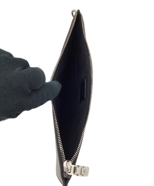 GIVENCHY（ジバンシィ）GIVENCHY (ジバンシィ) ブランドロゴ ラージポーチ ブラックの古着・服飾アイテム