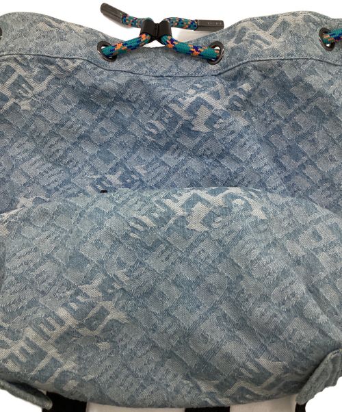 DIESEL（ディーゼル）DIESEL (ディーゼル) ジャガードデニムリュック インディゴの古着・服飾アイテム