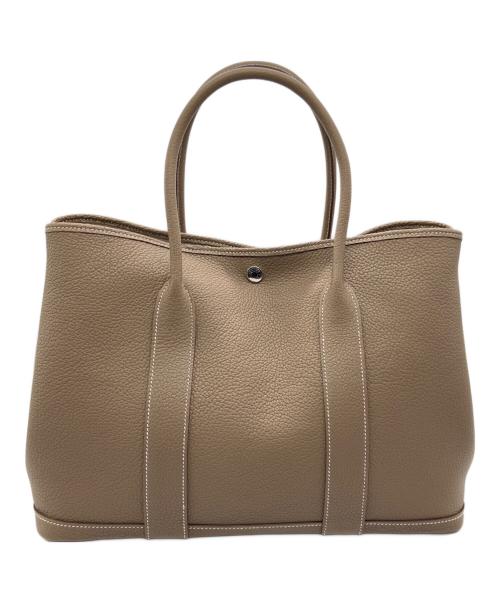 HERMES（エルメス）HERMES (エルメス) ガーデンパーティMM/ハンドバッグ エトゥープ サイズ:MMの古着・服飾アイテム