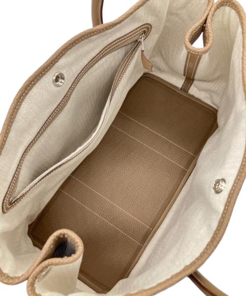 HERMES（エルメス）HERMES (エルメス) ガーデンパーティMM/ハンドバッグ エトゥープ サイズ:MMの古着・服飾アイテム