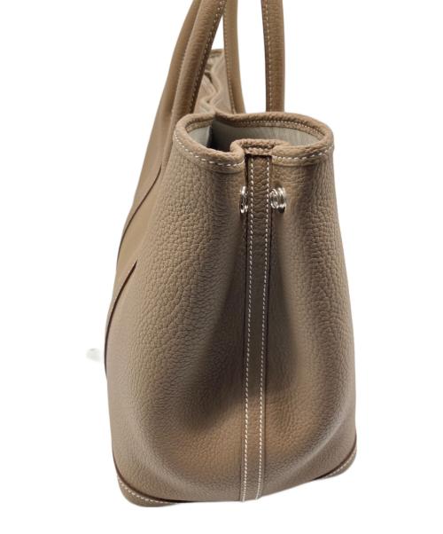 HERMES（エルメス）HERMES (エルメス) ガーデンパーティMM/ハンドバッグ エトゥープ サイズ:MMの古着・服飾アイテム