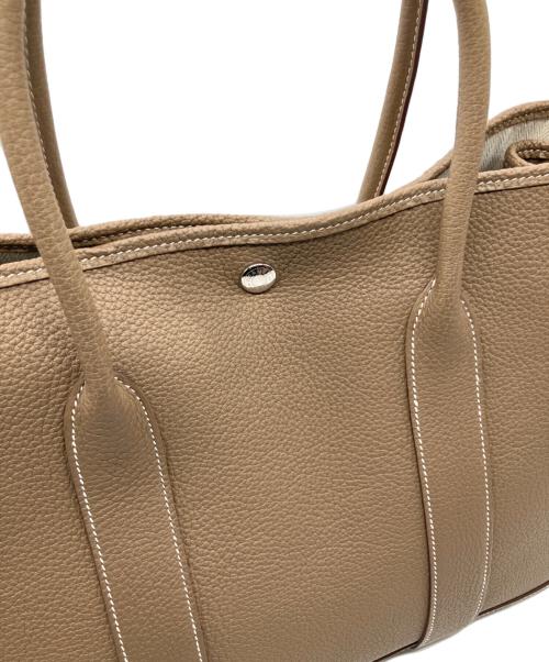 HERMES（エルメス）HERMES (エルメス) ガーデンパーティMM/ハンドバッグ エトゥープ サイズ:MMの古着・服飾アイテム