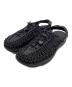 KEEN（キーン）の古着「UNEEK PREMIUM LEATHER（ユニーク プレミアム レザー）サンダル」｜ブラック