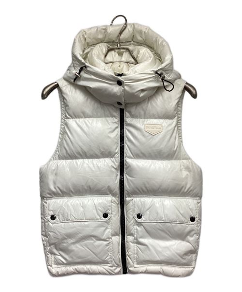 DUVETICA（デュベティカ）DUVETICA (デュベティカ) RAS（ラス）ダウンベスト ホワイト サイズ:38の古着・服飾アイテム