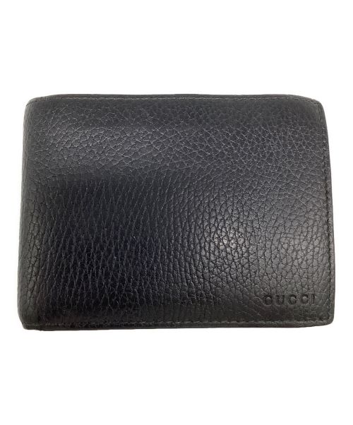 GUCCI（グッチ）GUCCI (グッチ) 2つ折り財布 ブラックの古着・服飾アイテム