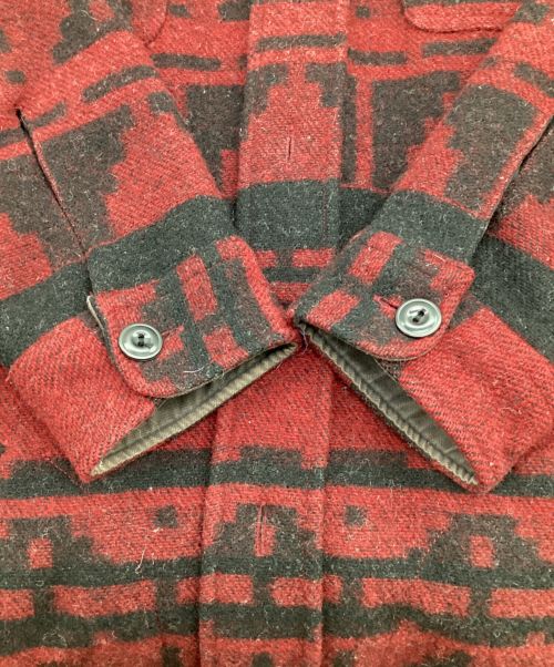 POLO SPORT（ポロスポーツ）POLO SPORT (ポロスポーツ) 中綿ジャケット レッド×ブラック サイズ:Mの古着・服飾アイテム