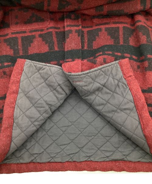 POLO SPORT（ポロスポーツ）POLO SPORT (ポロスポーツ) 中綿ジャケット レッド×ブラック サイズ:Mの古着・服飾アイテム