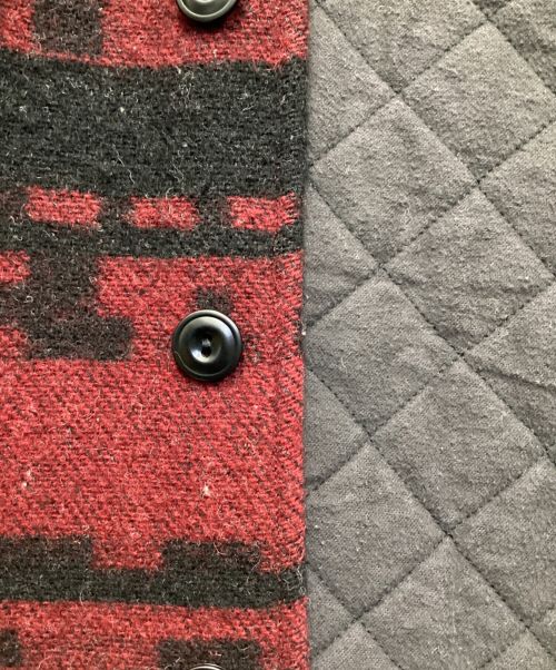 POLO SPORT（ポロスポーツ）POLO SPORT (ポロスポーツ) 中綿ジャケット レッド×ブラック サイズ:Mの古着・服飾アイテム