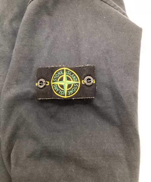 STONE ISLAND（ストーンアイランド）STONE ISLAND (ストーンアイランド) GUAZED COTTON JERSEY（ガーゼ コットン ジャージー） ネイビー サイズ:Lの古着・服飾アイテム