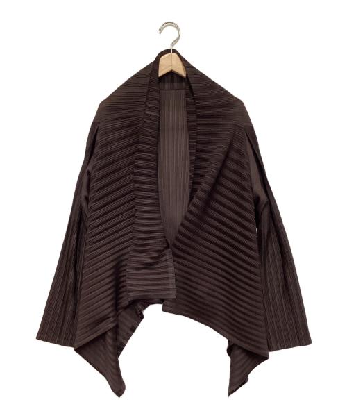 PLEATS PLEASE（プリーツプリーズ）PLEATS PLEASE (プリーツプリーズ) ブラウス ブラウン サイズ:3の古着・服飾アイテム