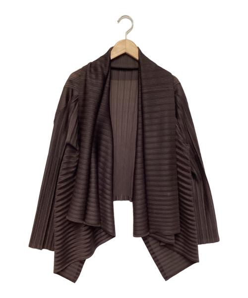 PLEATS PLEASE（プリーツプリーズ）PLEATS PLEASE (プリーツプリーズ) ブラウス ブラウン サイズ:3の古着・服飾アイテム