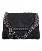 STELLA McCARTNEYステラマッカートニー）の古着「FALABELLA（ファラベラ）2つ折り財布」｜ブラック