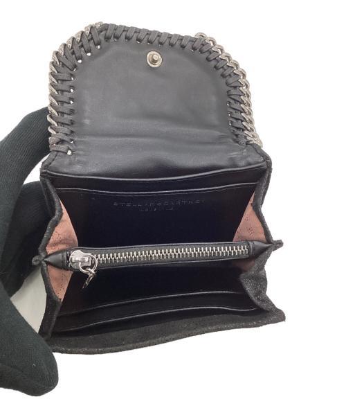 STELLA McCARTNEY（ステラマッカートニー）STELLA McCARTNEY (ステラマッカートニー) FALABELLA（ファラベラ）2つ折り財布 ブラックの古着・服飾アイテム
