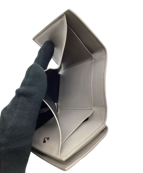 Saint Laurent Paris（サンローランパリ）Saint Laurent Paris (サンローランパリ) 3つ折り財布 グレーの古着・服飾アイテム