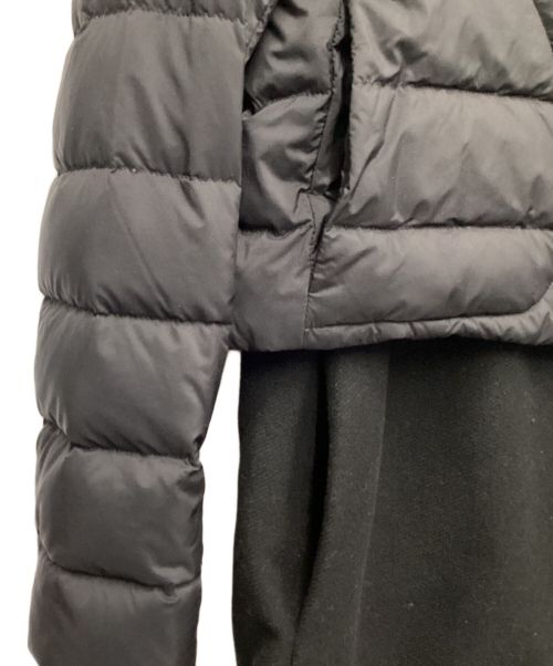 HERNO（ヘルノ）HERNO (ヘルノ) ウール ナイロン 切替ダウンコート ブラック サイズ:46の古着・服飾アイテム