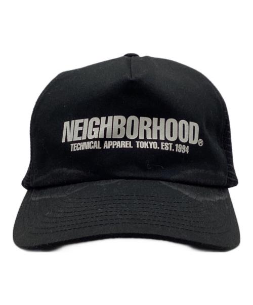 NEIGHBORHOOD（ネイバーフッド）NEIGHBORHOOD (ネイバーフッド) メッシュ スナップバック キャップ ブラック サイズ:Fの古着・服飾アイテム