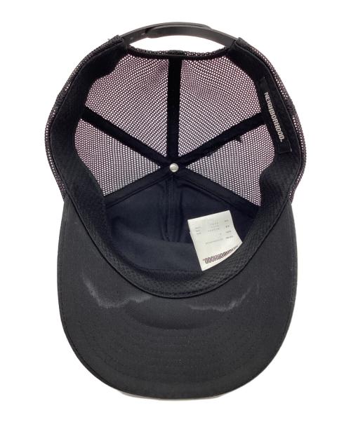 NEIGHBORHOOD（ネイバーフッド）NEIGHBORHOOD (ネイバーフッド) メッシュ スナップバック キャップ ブラック サイズ:Fの古着・服飾アイテム