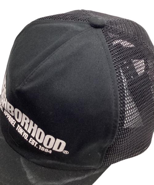 NEIGHBORHOOD（ネイバーフッド）NEIGHBORHOOD (ネイバーフッド) メッシュ スナップバック キャップ ブラック サイズ:Fの古着・服飾アイテム