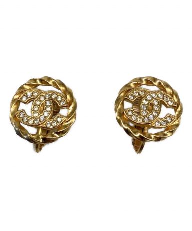 中古・古着通販】CHANEL (シャネル) ココマーク ラインストーン 中古・古着通販】CHANEL (シャネル) ココマーク ラインストーン