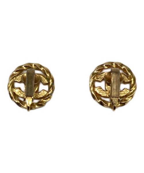 CHANEL（シャネル）CHANEL (シャネル) ココマーク ラインストーン ゴールド イヤリング ゴールドの古着・服飾アイテム