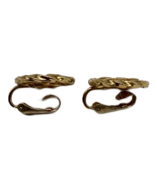 CHANEL（シャネル）CHANEL (シャネル) ココマーク ラインストーン ゴールド イヤリング ゴールドの古着・服飾アイテム