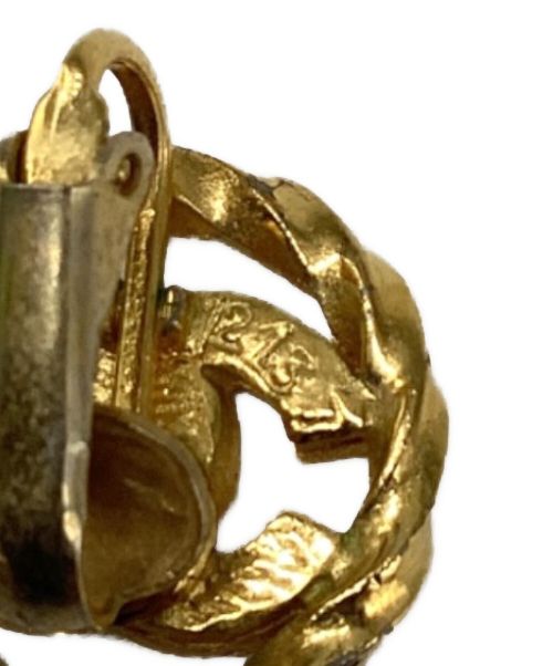 CHANEL（シャネル）CHANEL (シャネル) ココマーク ラインストーン ゴールド イヤリング ゴールドの古着・服飾アイテム