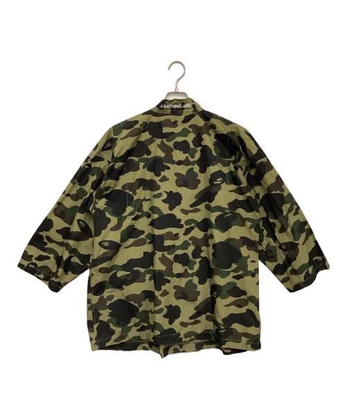 A BATHING APE（ア ベイシング エイプ）A BATHING APE (アベイシングエイプ) 1ST CAMO JINBEI SUITS JACKET（ファースト カモ ジンベイ スーツ ジャケット） オリーブブラウン サイズ:Mの古着・服飾アイテム