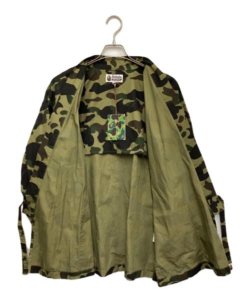 A BATHING APE（ア ベイシング エイプ）A BATHING APE (アベイシングエイプ) 1ST CAMO JINBEI SUITS JACKET（ファースト カモ ジンベイ スーツ ジャケット） オリーブブラウン サイズ:Mの古着・服飾アイテム