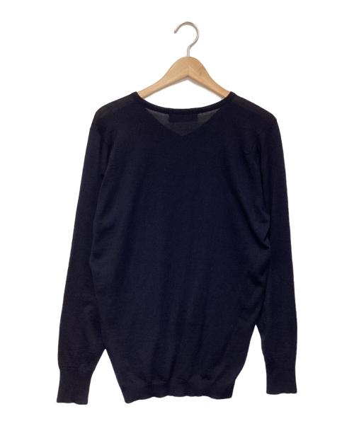 JOHN SMEDLEY（ジョンスメドレー）JOHN SMEDLEY (ジョンスメドレー) ウールニット ネイビー サイズ:Sの古着・服飾アイテム