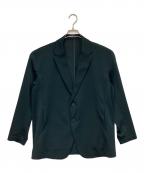 ATTACHMENTアタッチメント）の古着「ハイゲージプレーティング天竺テーラードジャケット」｜グリーン