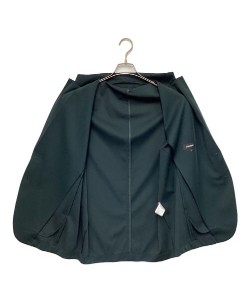 ATTACHMENT（アタッチメント）ATTACHMENT (アタッチメント) ハイゲージプレーティング天竺テーラードジャケット グリーン サイズ:1の古着・服飾アイテム