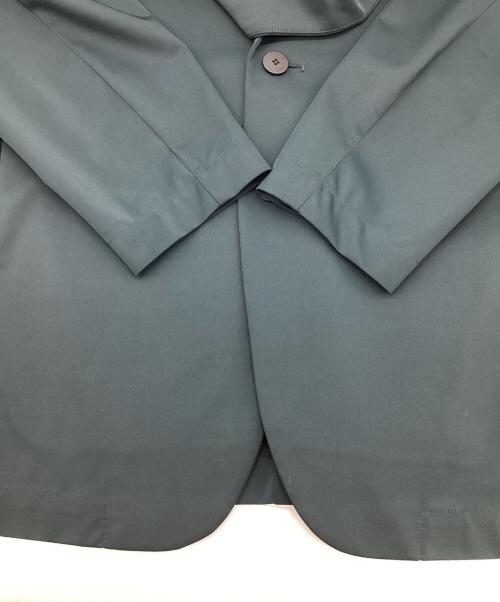 ATTACHMENT（アタッチメント）ATTACHMENT (アタッチメント) ハイゲージプレーティング天竺テーラードジャケット グリーン サイズ:1の古着・服飾アイテム