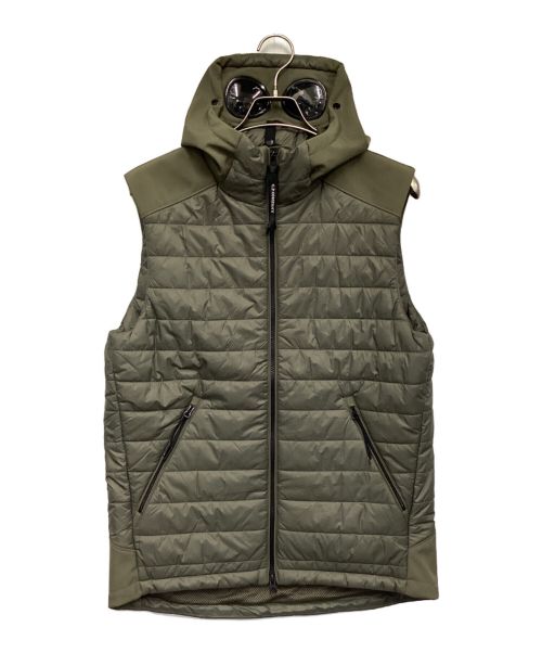 C.P COMPANY（シーピーカンパニー）C.P COMPANY (シーピーカンパニー) ゴーグルベスト グリーン サイズ:50の古着・服飾アイテム