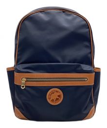 HUNTING WORLD（ハンティングワールド）の古着「バチューフロンティア バックパック2350BFR」｜ネイビー×ブラウン