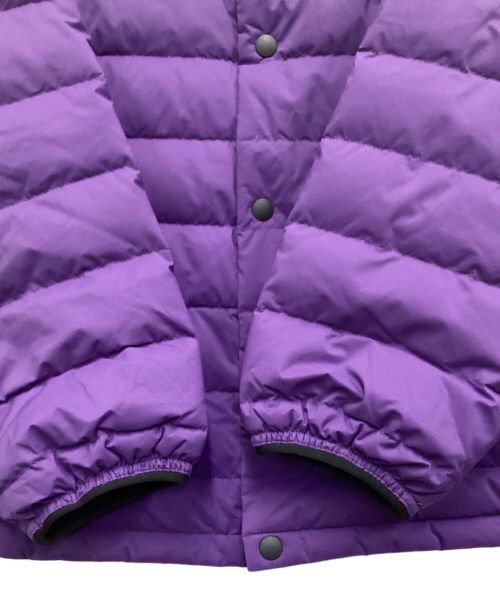 nanga white label（ナンガホワイトレーベル）nanga white label (ナンガホワイトレーベル) ムーンロイド限定 ダウンカーディガン パープル サイズ:XLの古着・服飾アイテム