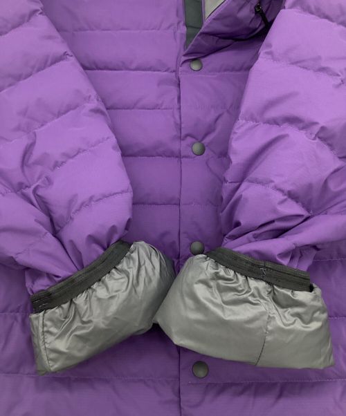 nanga white label（ナンガホワイトレーベル）nanga white label (ナンガホワイトレーベル) ムーンロイド限定 ダウンカーディガン パープル サイズ:XLの古着・服飾アイテム