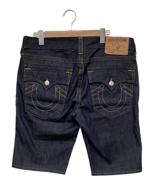 TRUE RELIGION（トゥルー レリジョン）TRUE RELIGION (トゥルー レリジョン) JOEY（ジョーイ）ハーフデニムパンツ インディゴ サイズ:34の古着・服飾アイテム