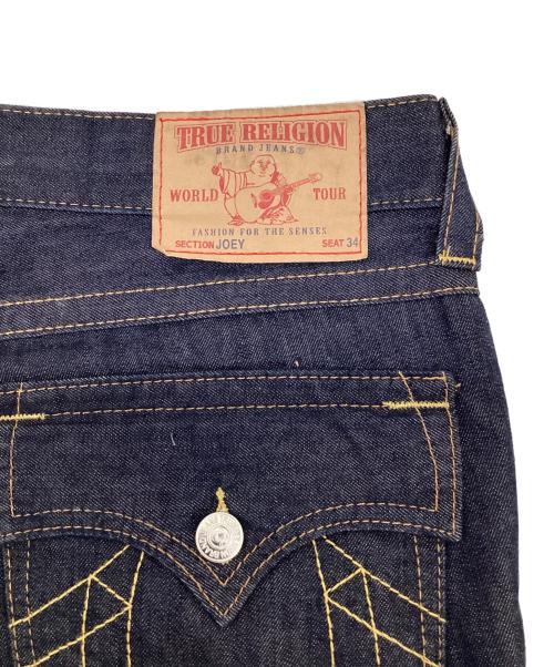 TRUE RELIGION（トゥルー レリジョン）TRUE RELIGION (トゥルー レリジョン) JOEY（ジョーイ）ハーフデニムパンツ インディゴ サイズ:34の古着・服飾アイテム