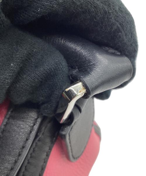 LOEWE（ロエベ）LOEWE (ロエベ) パズルバッグ スモール バーガンディ/ピンク/ブラックの古着・服飾アイテム