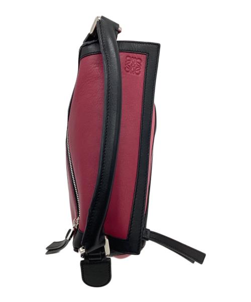 LOEWE（ロエベ）LOEWE (ロエベ) パズルバッグ スモール バーガンディ/ピンク/ブラックの古着・服飾アイテム