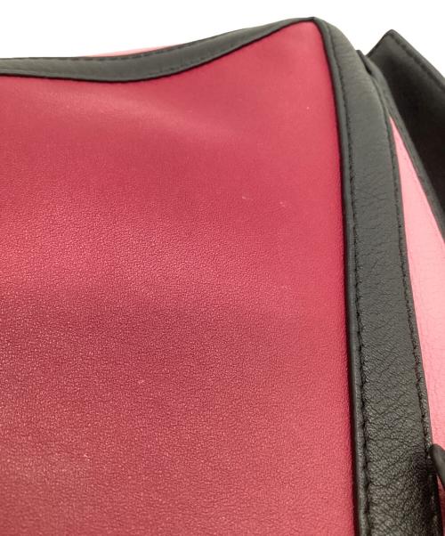 LOEWE（ロエベ）LOEWE (ロエベ) パズルバッグ スモール バーガンディ/ピンク/ブラックの古着・服飾アイテム