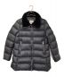MONCLER（モンクレール）の古着「TORCON ベロア切替ダウンコート」｜ブラック