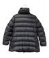 MONCLER (モンクレール) TORCON ベロア切替ダウンコート ブラック サイズ:3：70000円