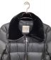 中古・古着 MONCLER (モンクレール) TORCON ベロア切替ダウンコート ブラック サイズ:3：70000円