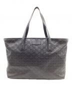 GUCCIグッチ）の古着「グッチシマ トートバッグ」｜ブラウン