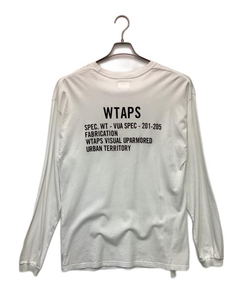 WTAPS（ダブルタップス）WTAPS (ダブルタップス) 長袖カットソー ホワイト サイズ:X04の古着・服飾アイテム