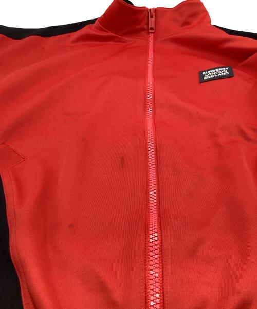 BURBERRY LONDON（バーバリーロンドン）BURBERRY LONDON (バーバリーロンドン) england track jersey jacket（イングランド トラック ジャージー ジャケット） レッド サイズ:XLの古着・服飾アイテム
