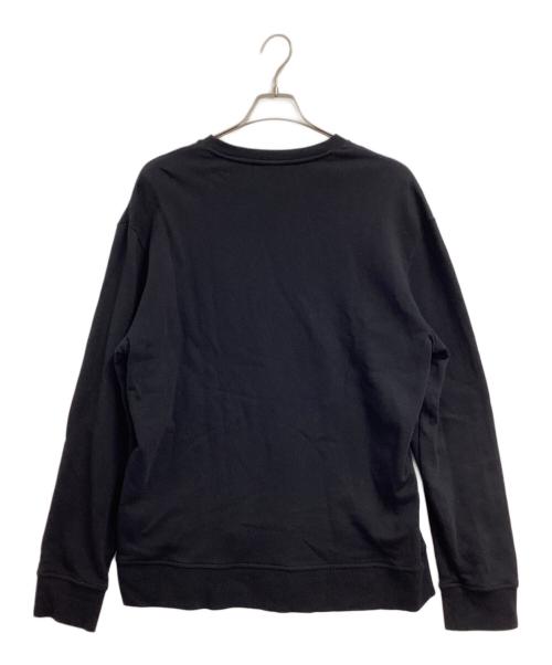 ARMANI EXCHANGE（アルマーニ エクスチェンジ）ARMANI EXCHANGE (アルマーニ エクスチェンジ) イーグルデザイン　スウェットプルオーバー ブラック サイズ:USA XLの古着・服飾アイテム