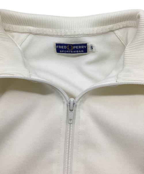 FRED PERRY（フレッドペリー）FRED PERRY (フレッドペリー) トラックジャケット ホワイト×ブラウン サイズ:Sの古着・服飾アイテム